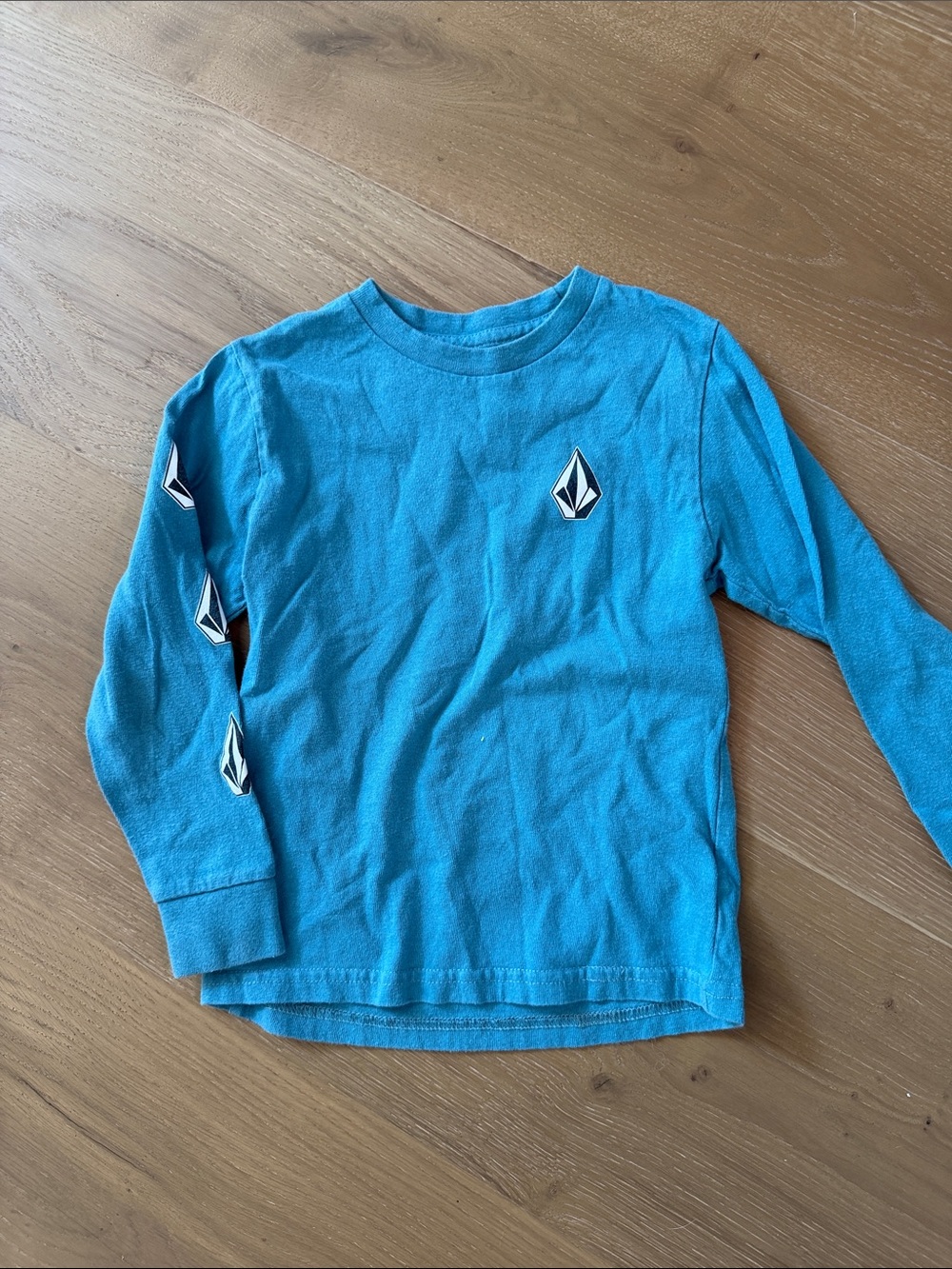 Volcom Teal Long-Sleeve Logo Tee